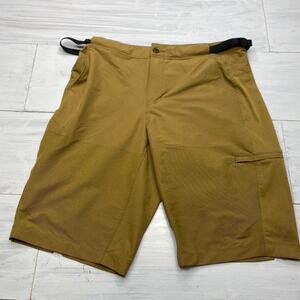 REI Co-op Link Doubleweave MTB Shorts Mens 34 Brown Hiking Cycling Trail